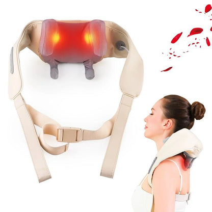 Noaging Neck Massager-Wireless, Portable & Rechargeable Therapy Device for Pain Relief