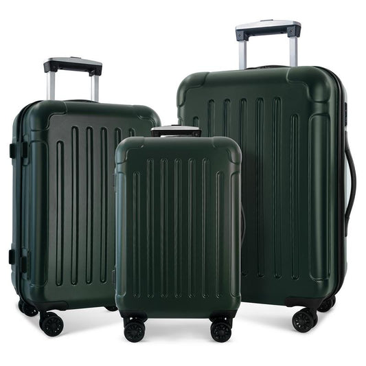 3-Piece Luggage Set with Rotating Wheels