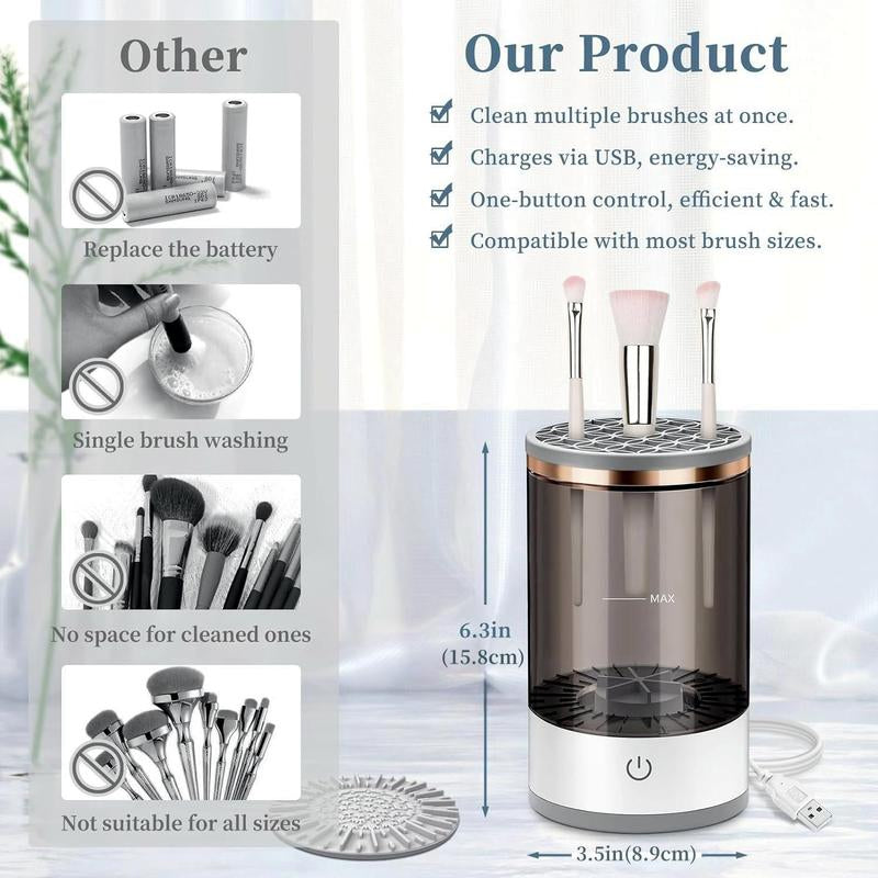 Automatic Makeup Brush Cleaner Machine