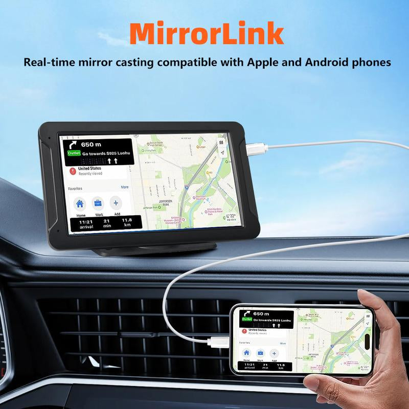 7 Inch Touch Screen Apple Carplay Monitor for car