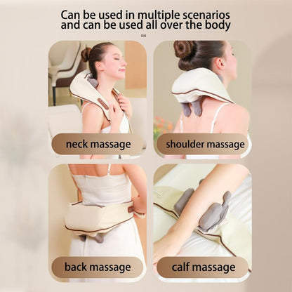 Noaging Neck Massager-Wireless, Portable & Rechargeable Therapy Device for Pain Relief