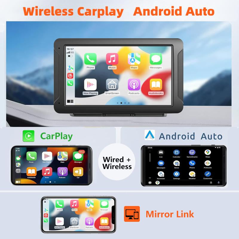 7 Inch Touch Screen Apple Carplay Monitor for car