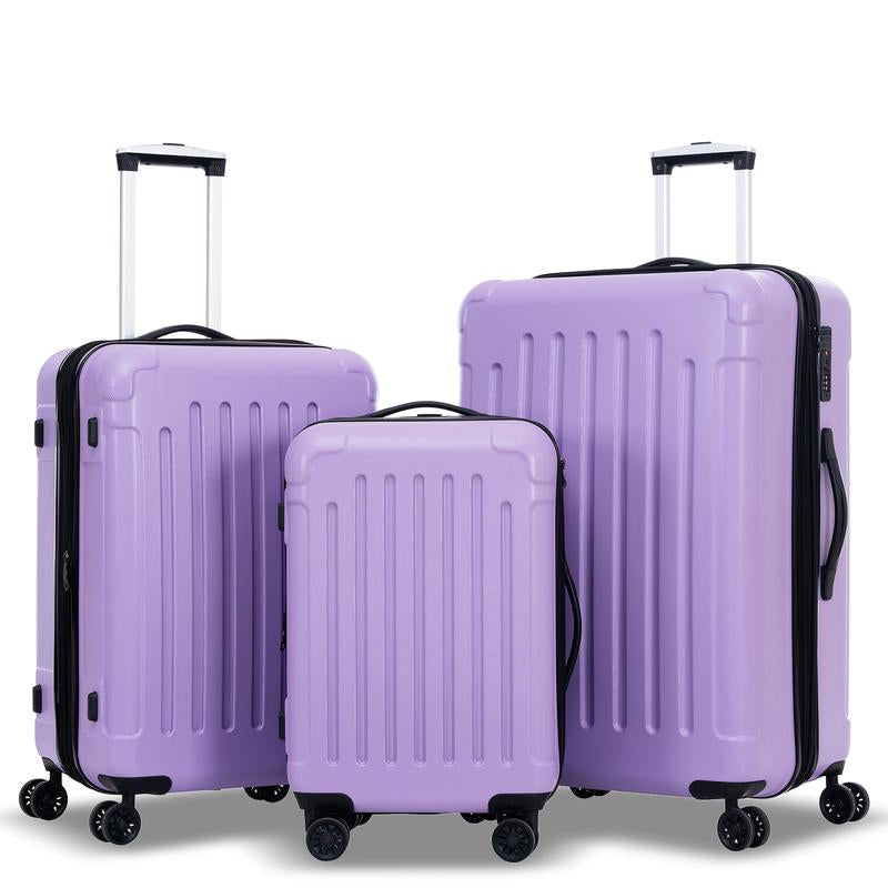 3-Piece Luggage Set with Rotating Wheels