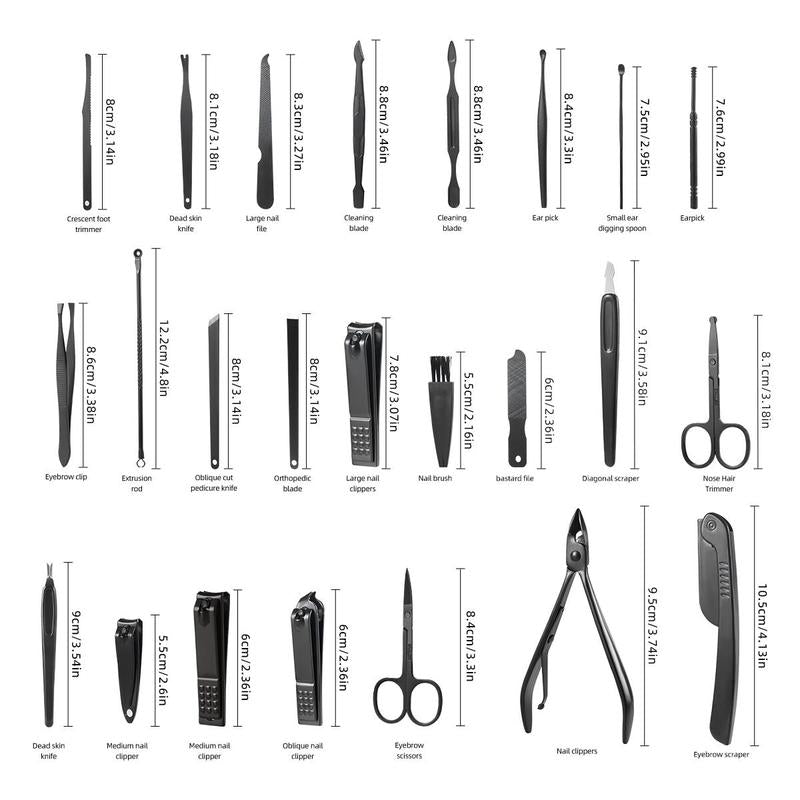 Nail Clipper Set, 1 Set Multifunctional Nail Care Tool