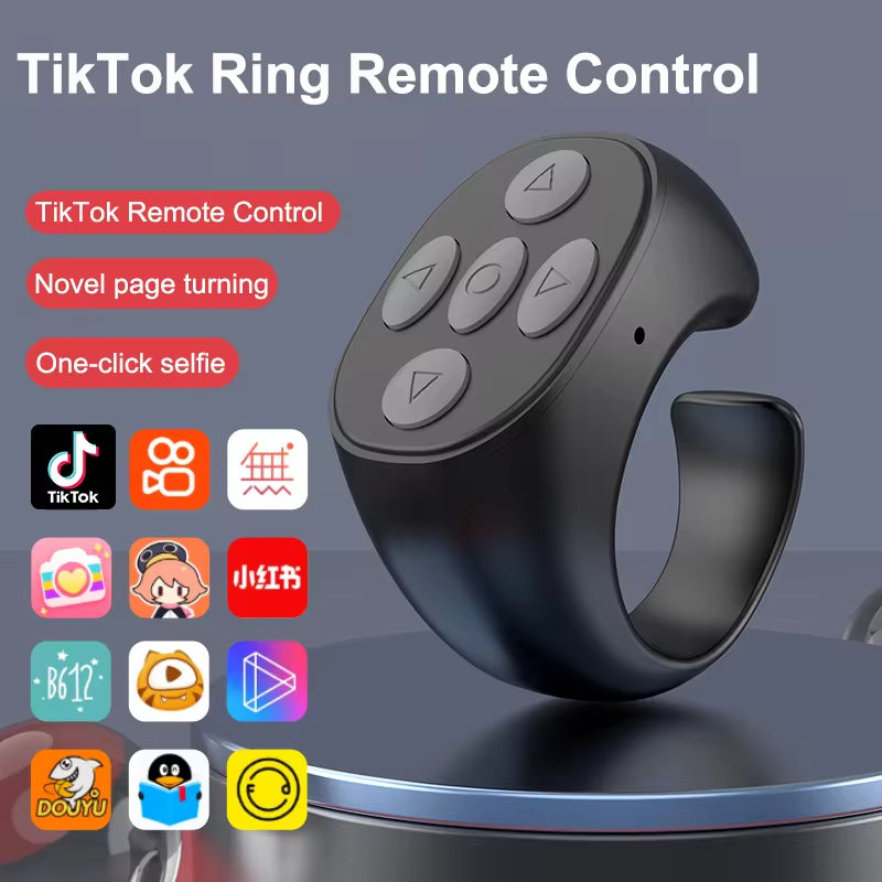 2024 Bluetooth Tiktok Remote Control Ring Gadget