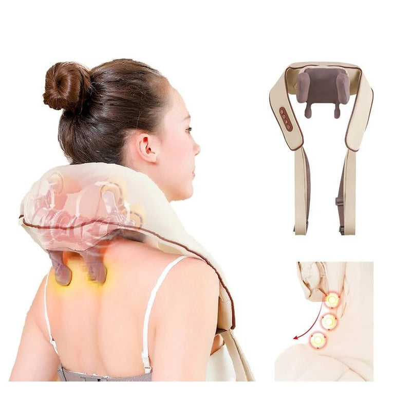 Noaging Neck Massager-Wireless, Portable & Rechargeable Therapy Device for Pain Relief