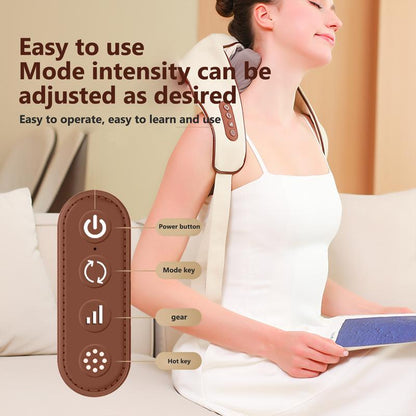 Noaging Neck Massager-Wireless, Portable & Rechargeable Therapy Device for Pain Relief