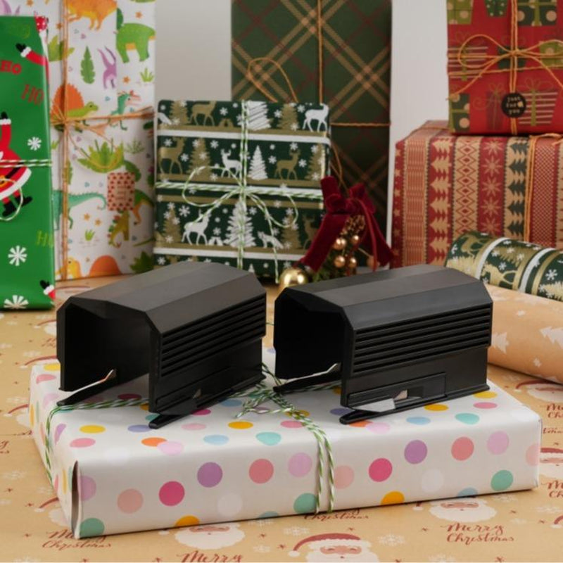 2-Pack Double-Sided Christmas Wrapping Paper Cutter